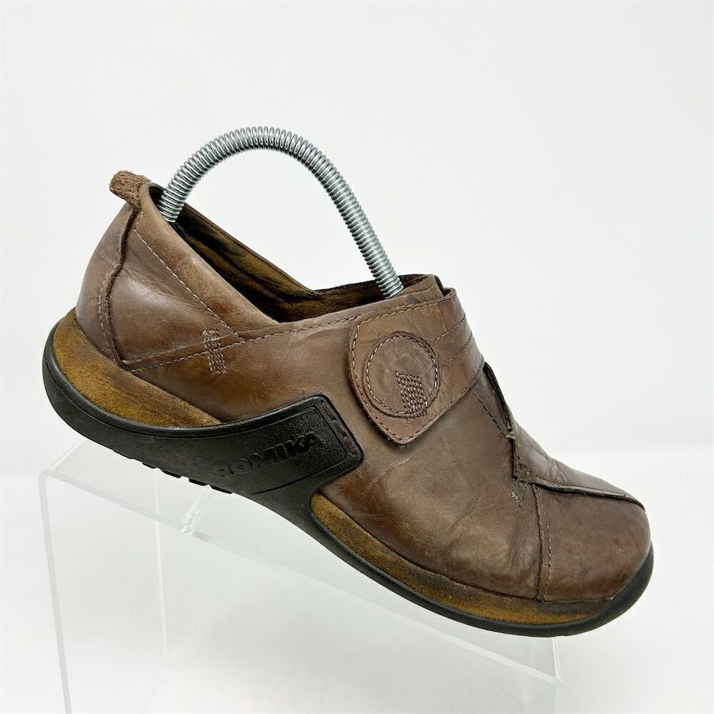Romika Women's Chocolate Brown Leather Slip-On Casual Loafers Size 40 (US 9-9.5)